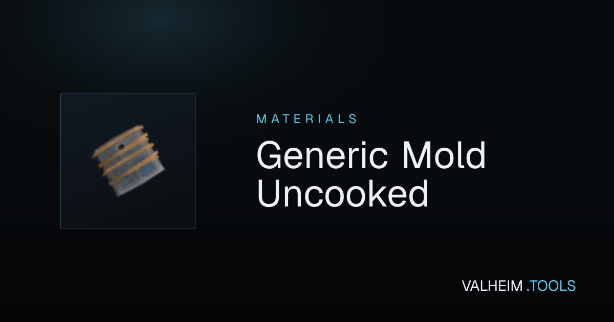 Generic Mold Uncooked: how to get it and what it's for | Valheim.tools